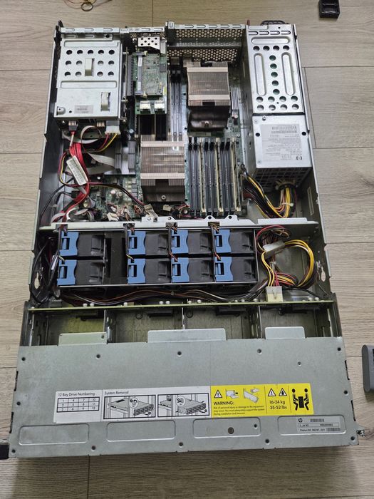Сервер HP ProLiant DL180se G6 - 12x3TB + 1TB (37TB) / 2x Xeon X5675 / 48GB RAM / RAID P410 + P822