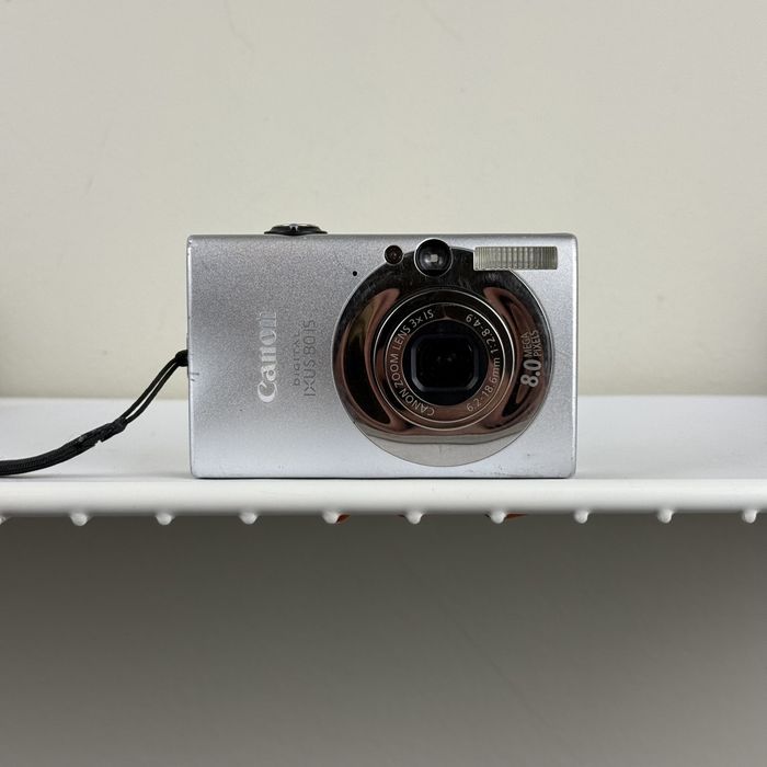 Canon Digital IXUS 80 IS – aparat cyfrowy retro / digicam – srebrny