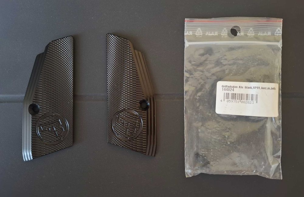 Okładziny CZ 75B & SP-01, krótkie aluminiowe.