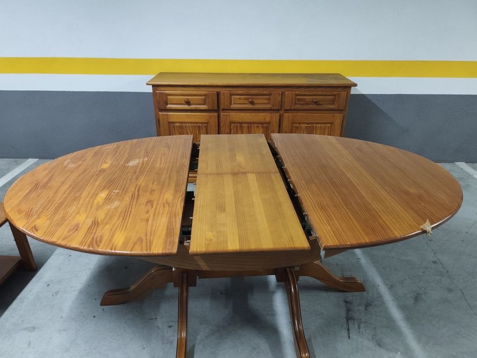 Conjunto Sala Madeira  - Pinho Mel