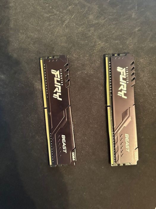 Оперативна память 2x8 gb ddr4 3200 mhz fury beast