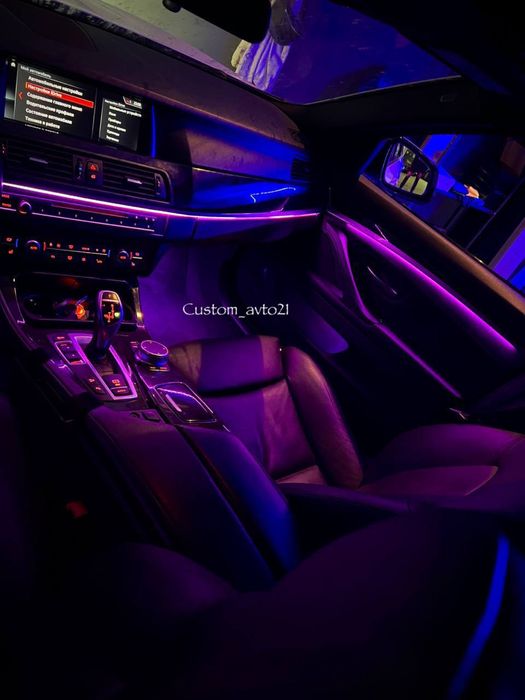 Ambient light подсветка салона подсветка карт на все марки авто BMW