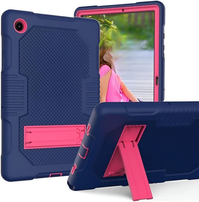Etui z Podstawką do Samsung Galaxy Tab A8 10.5 Cala 2021 Granatowe