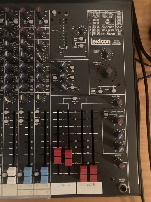 Mesa de mistura Soundcraft Spirit FX8