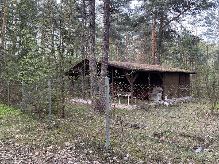 Działka lesna Żarki Letnisko z domkiem