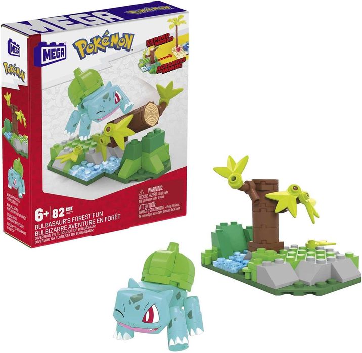 MEGA Pokmon Action Figure Building лісова розвага Bulbasaur´s Forest