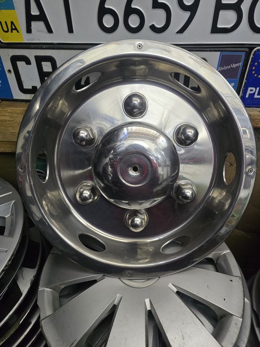 Ковпаки р16 р22.5 нержавійка