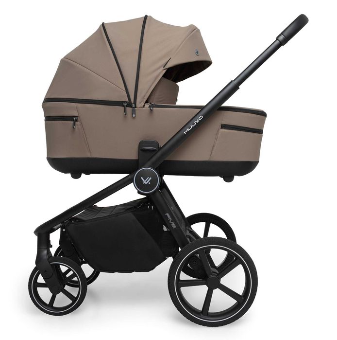 Wózek Muuvo FIVE 2w1 Lekki Składany Gondola+Spacerówka +Adaptery