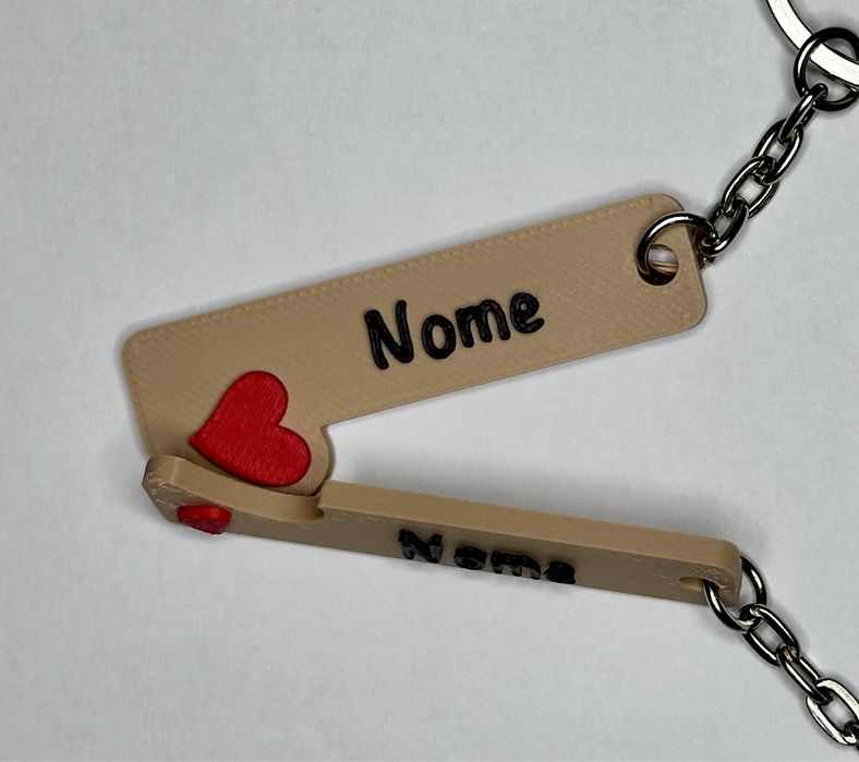 Porta chaves duplo dia dos namorados