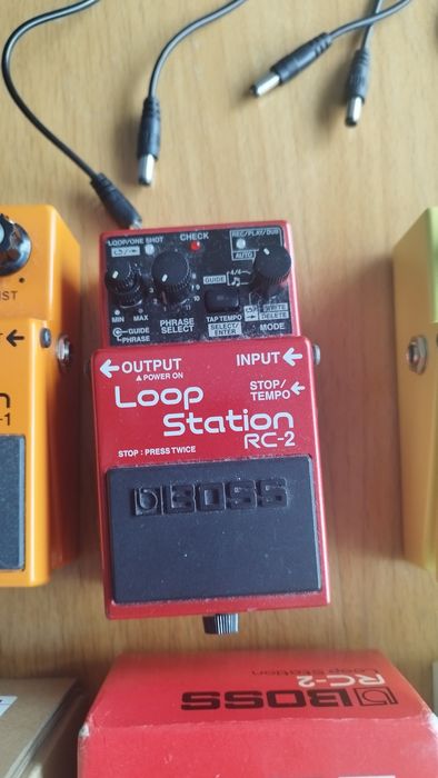 Pedal loop boss para guitarra