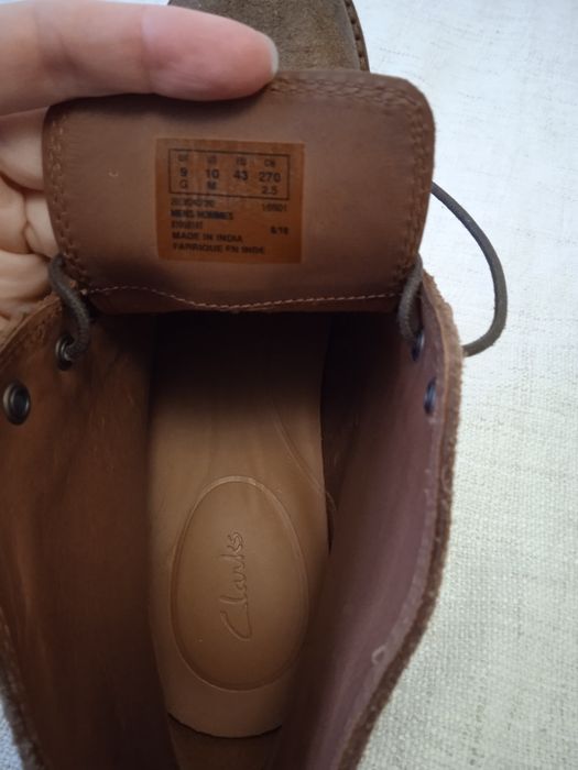 Черевики чоловічі Clarks 43р.