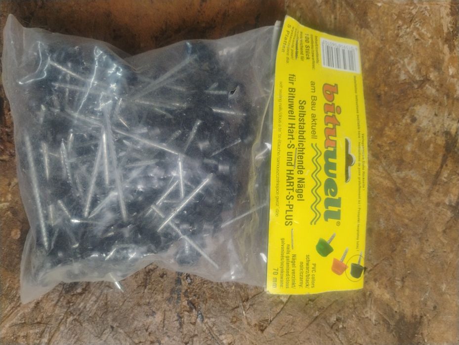 Gwoździe do płyt bitumicznych