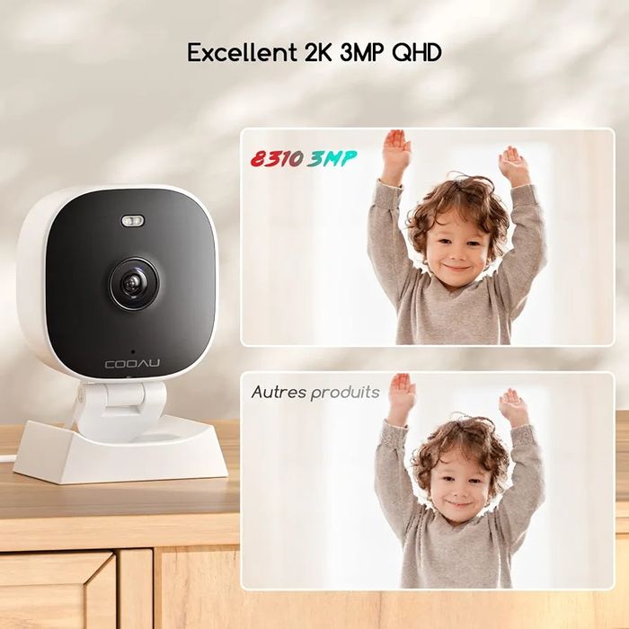 Kamera nadzoru cooau 83102k ip66 3mp 2k
