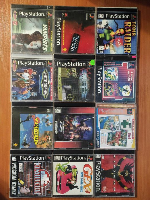 диски sony playstation 1 2