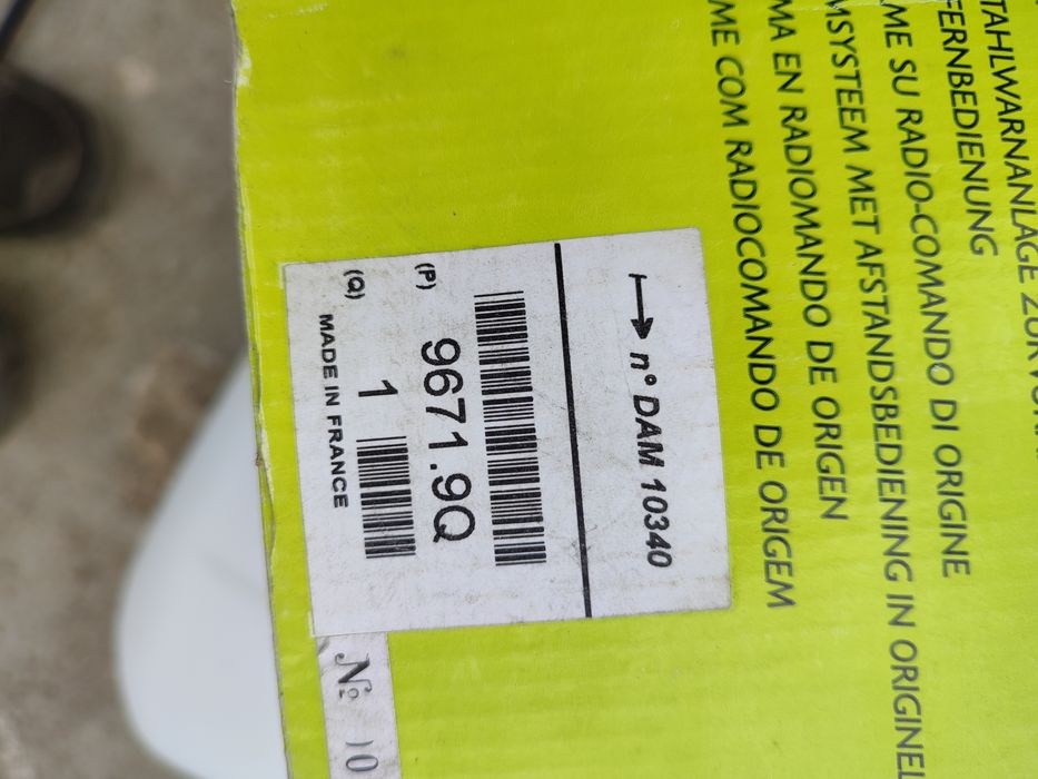Kit alarme Peugeot 307