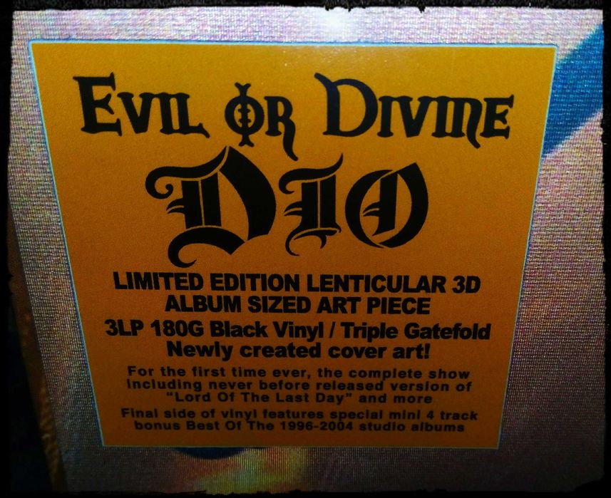 Dio - " Evil or Divine " ... 3xLp Gatefold Deluxe Lenticular
