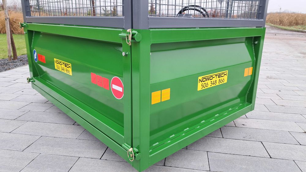 skrzynia transportowa na tył ciągnika tylny TUZ kiper hydrauliczny