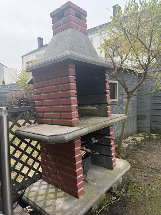 Gril betonowy 2 paleniska