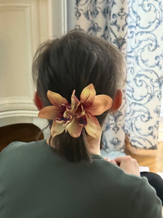 Spinka do włosów duże kwiaty
