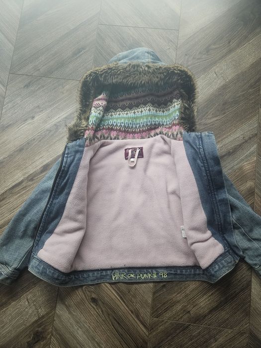 Kurtka ocieplana jeansowa 98 Wójcik