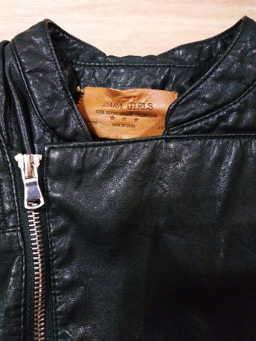 Кожаная куртка Zara