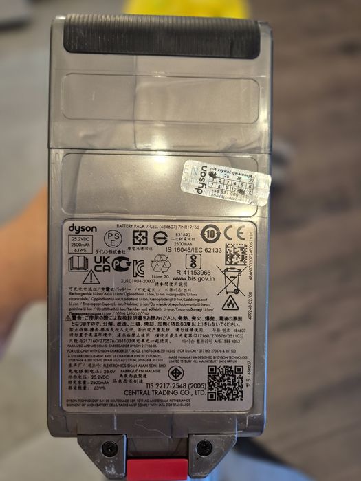 Odkurzacz dyson v12 bez końcówek