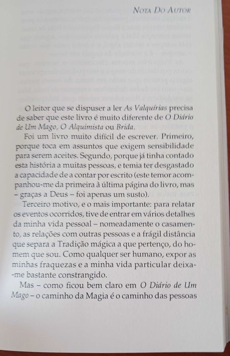 Conjunto de 3 livros de Paulo Coelho