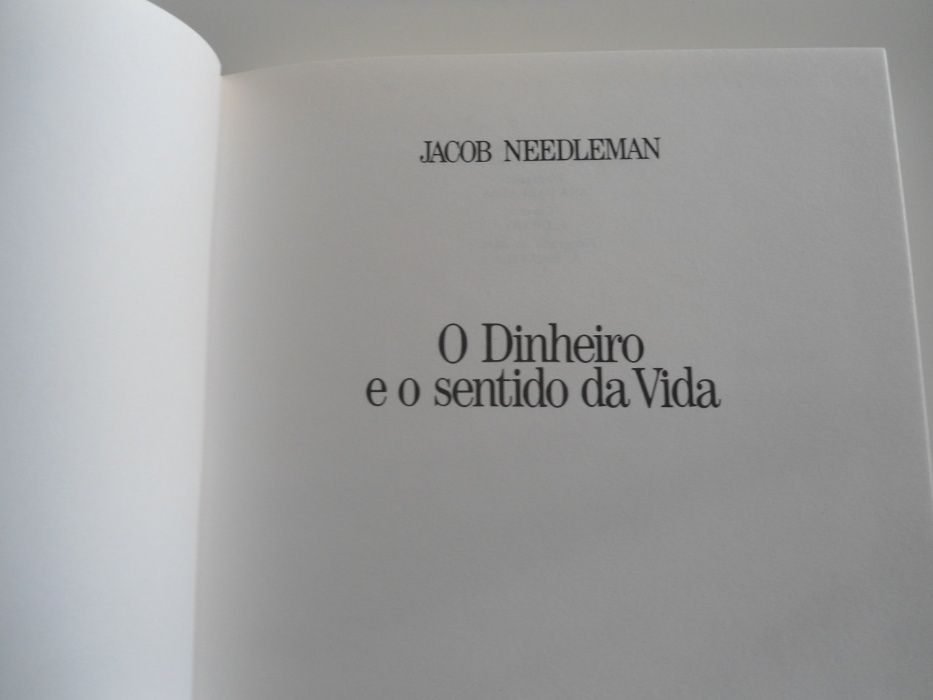 O Dinheiro e o sentido da Vida de Jacob Needleman (1992)