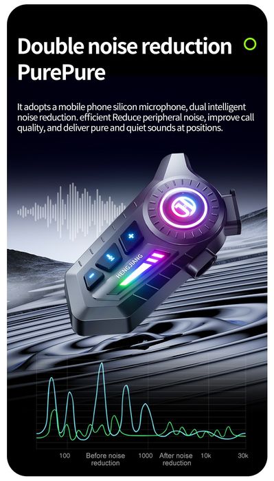 X3 Pro Bluetooth 6.0 Capacete de mota fone de ouvido intercomunicador