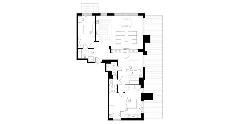 5-pokojowe mieszkanie 137m2 + balkon