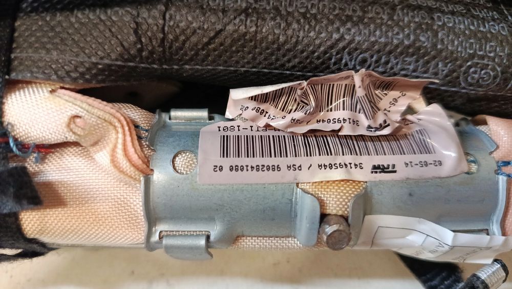 Airbag cortina esquerdo CITROËN C3 II (SC_)