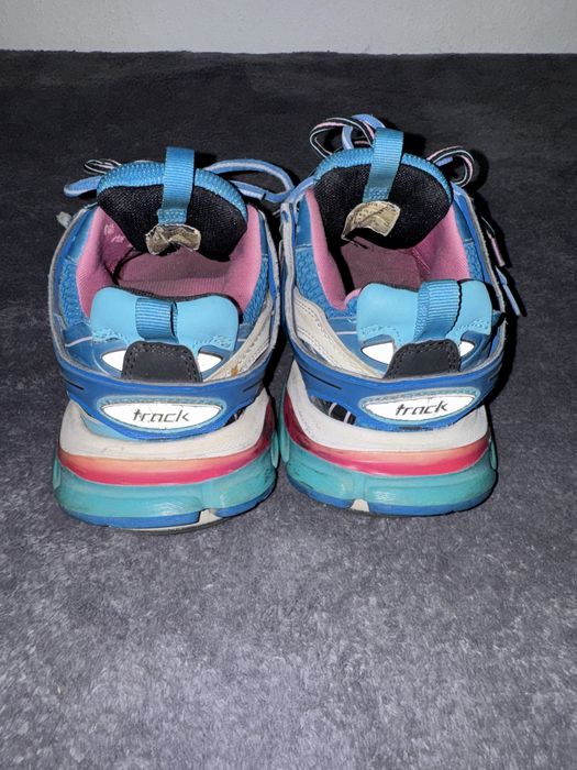 BALENCIAGA track 37 рожево блакитні баленсіага трак баленсиага трак