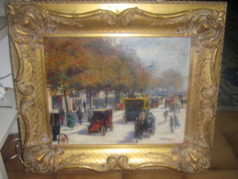 Pintura Brasileira Contemporânea  "Boulevard de Paris"