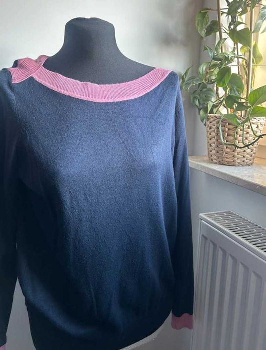sweter m esmara granatowy