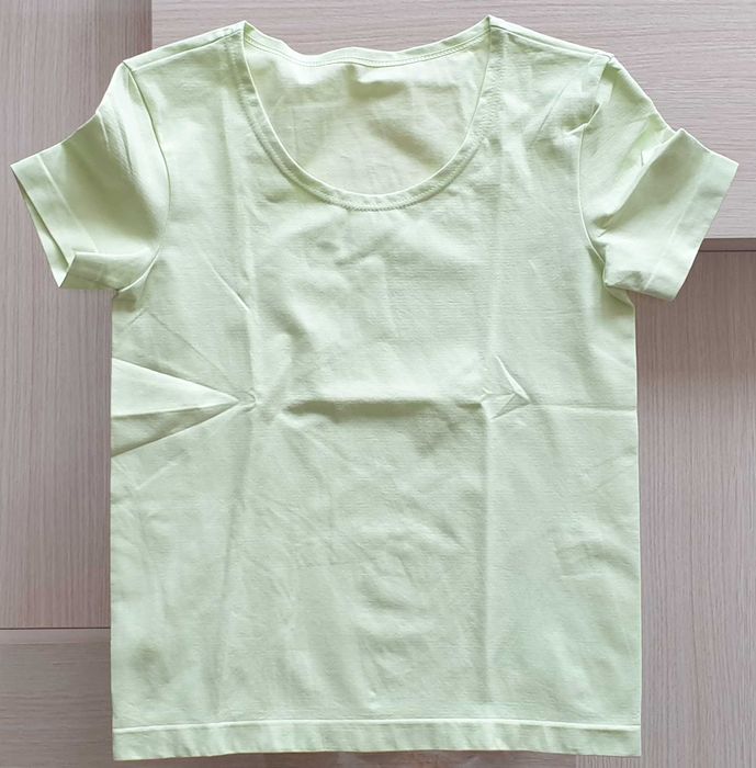 Bluzka w odcieniu seledynowym Gatta krótki rękaw M nowa