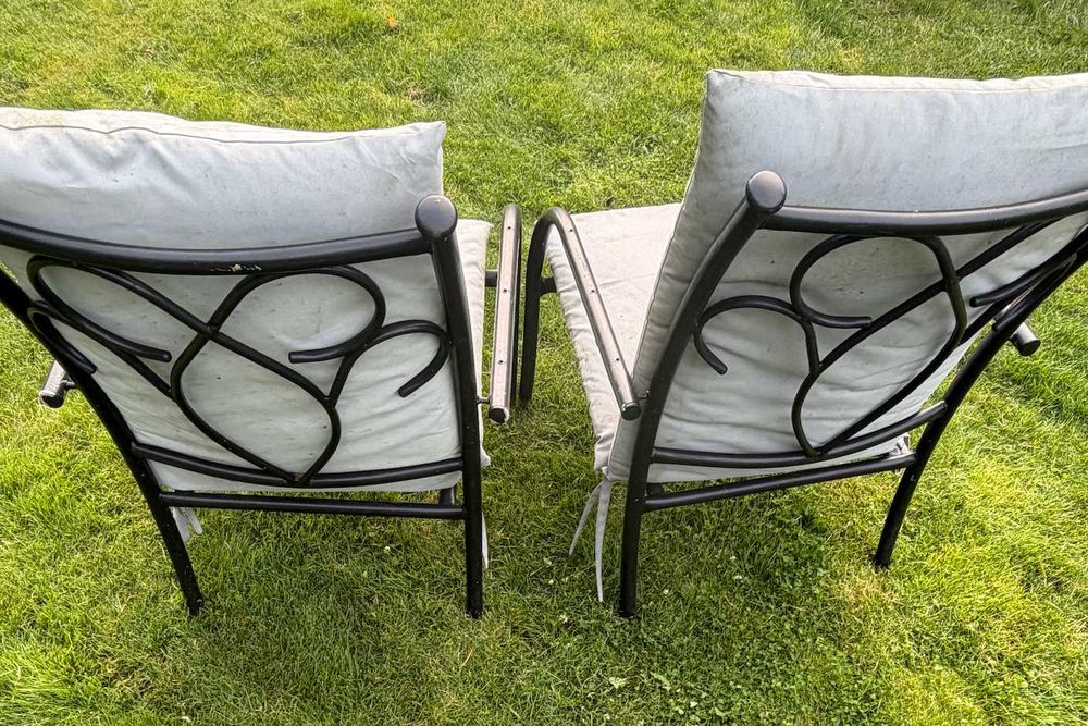 Meble ogrodowe - 2 fotele plus sofa