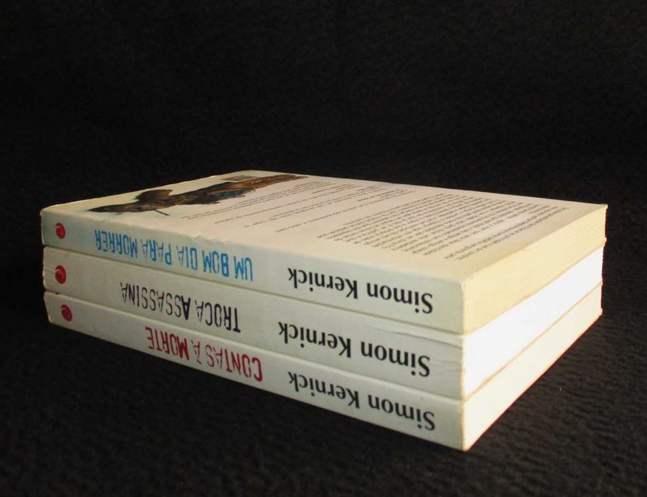 Livros de Simon Kernick 1ª edição Série Dennis Milne