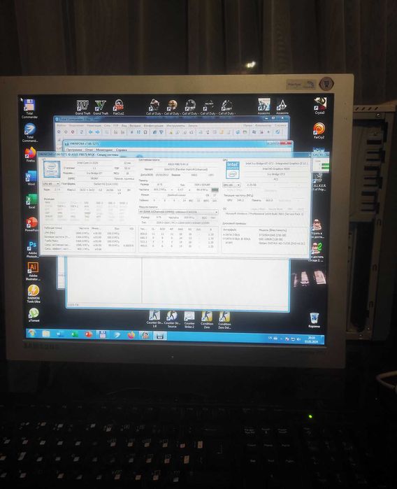 ASUS P8B75-M LX Core i3-3225 8-16RAM HD Graphics 4000 SSD128 Sata250