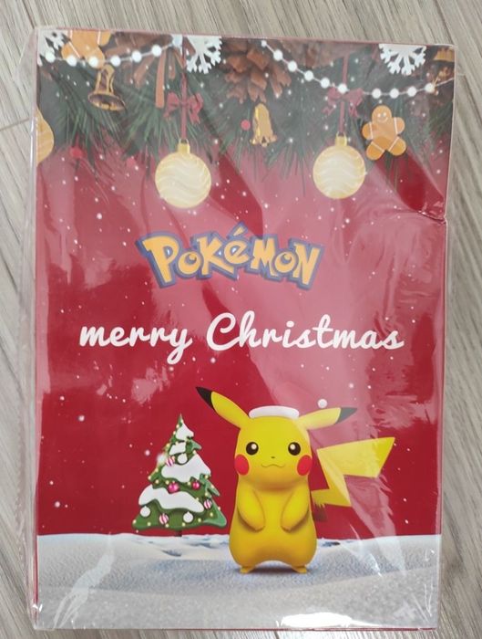 Kalendarz adwentowy pokemon 24 figurki Ash i Pikachu prezent