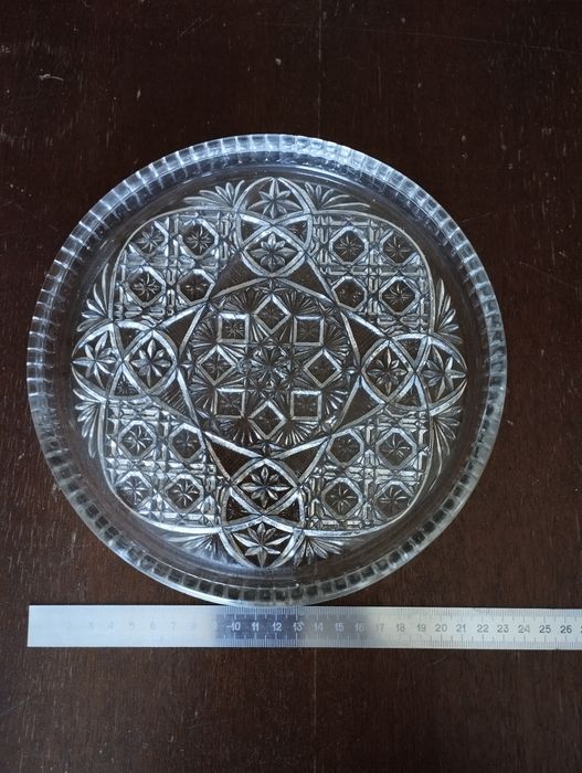 Блюдце кришталеве