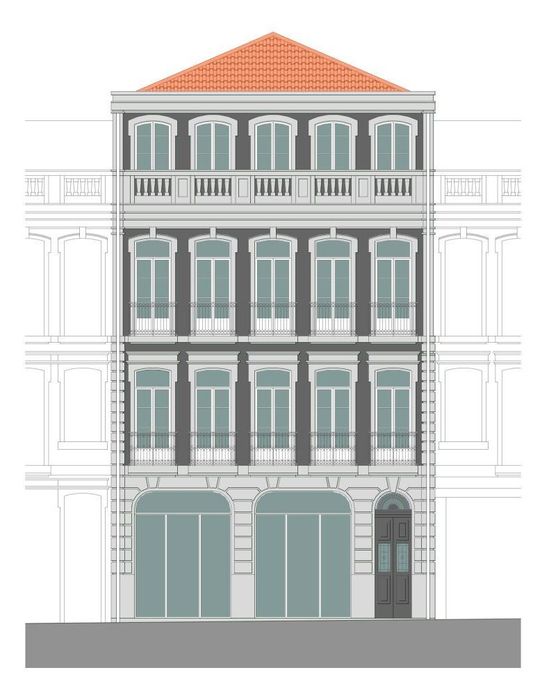 Apartamento T1 com mezanino e pátio exterior