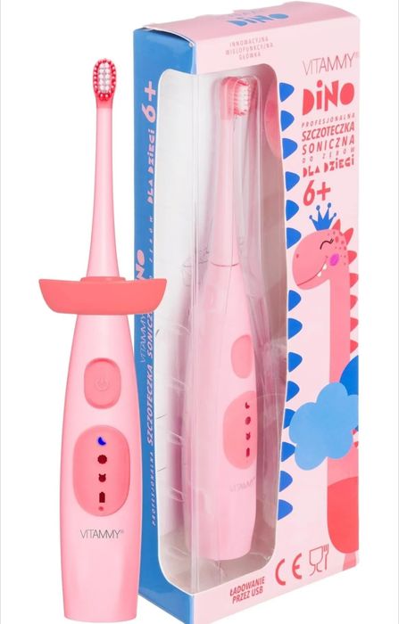 Vitammy Dino soniczna szczoteczka x2 swieta prezent