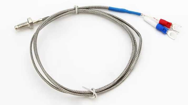 K-Type Thermocouple Temperature Sensor with M6 Thread, Without Probe / With 1m or 3m Probe, New64752048448771121