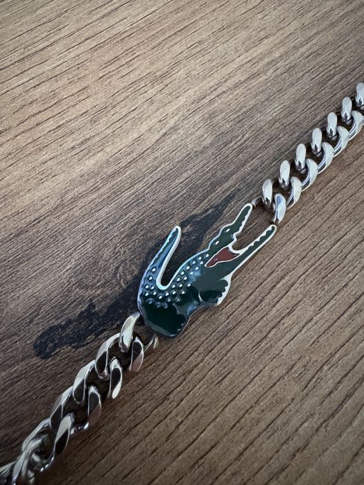 Srebrna branzoletka lacoste