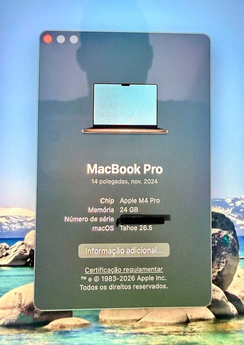 Macbook PRO 14-M4 PRO|Cpu 14Core+GPU 20Cores|24Gb Ram|Ssd 1TB|Garantia