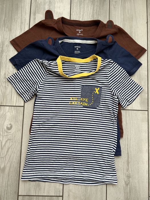 Футболка майка поло реглан H&M Carters 4-6 лет 6-8 лет 6-7 5лет