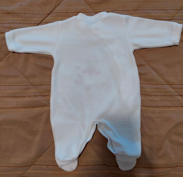 Babygrow Girandola, veludo, mangas compridas, Tam 1-3 meses (56-62 cm)
