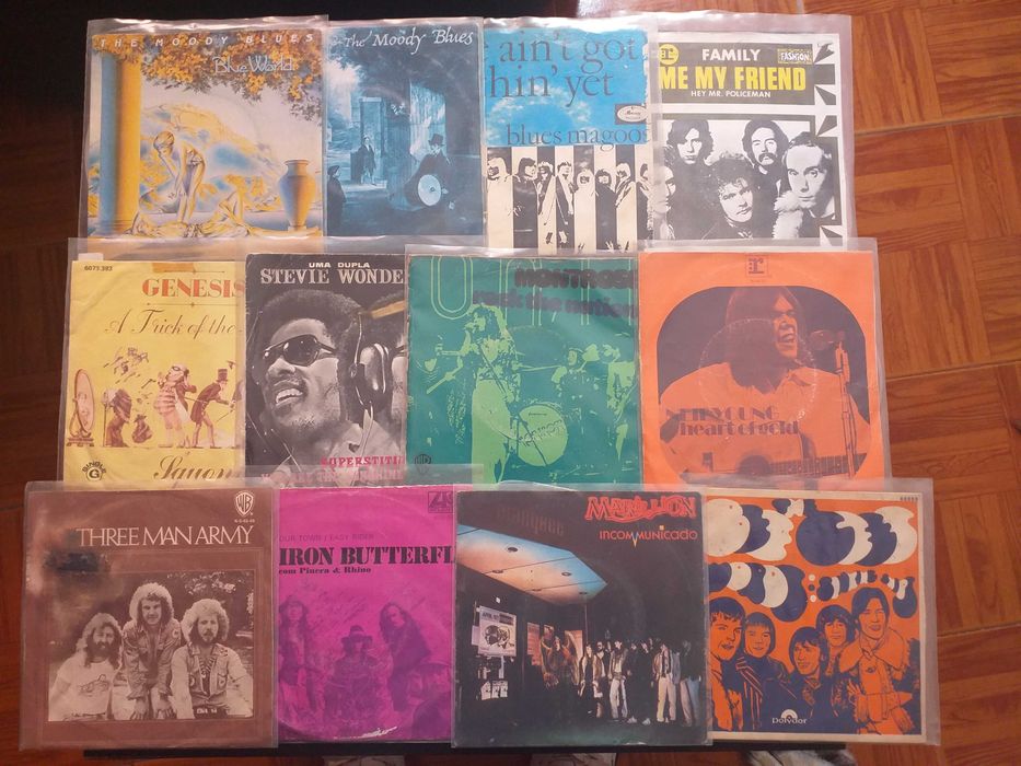 Singles raros rock-pop-hard-prog~soul.