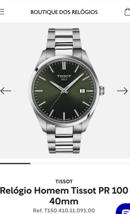 Relógio Homem Tissot PR 100 40mm