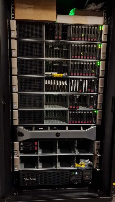 Bastidor completo infraestrutura (mini datacenter)